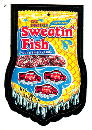 'Sweatin' Fish' Card Front