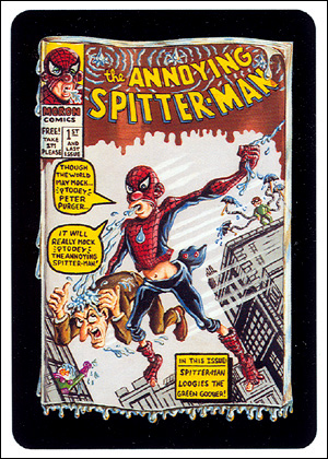 'The Annoying Spitter-Man' Card Front